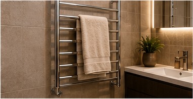 Bathroom towel rail heating