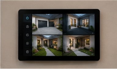 Security camera dashboard