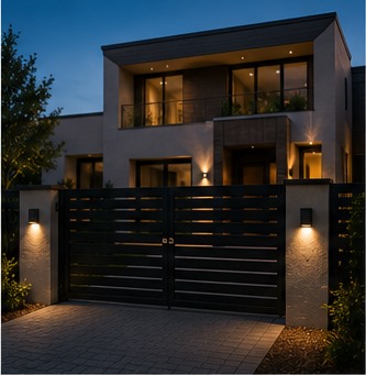 Secure electric gate system