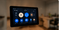 Smart home security control panel