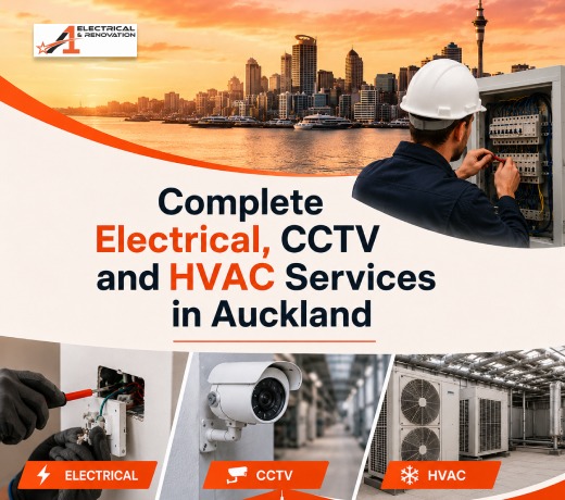 Complete Electrical, CCTV and HVAC Services in Auckland
