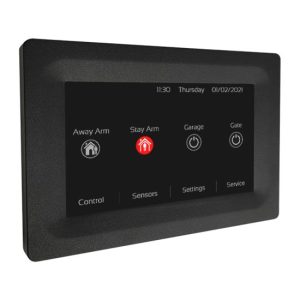 Arrowhead Security Alarm | 5" Touch Keypad - Black/White | DIY-Friendly